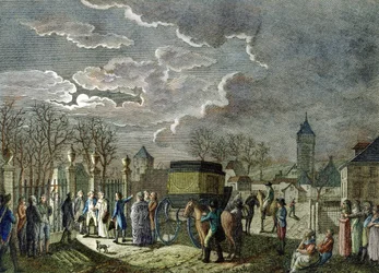 Madame Royale consegnata agli austriaci a Basilea