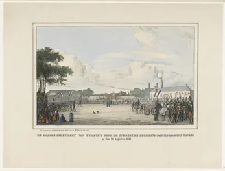 La Mobile Schuttery di Utrecht ricevuta con gratitudine dal governo cittadino il 19 agosto 1834