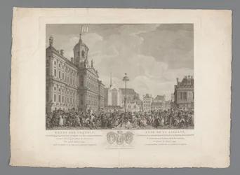 Festa della Libertà a Piazza Dam ad Amsterdam, 4 marzo 1795 (Feest der Vrijheid, Gevierd, bij gelegenheid der Inwijding van den Vrijheidsboom, te Amsterdam, op het Plein der Revolutie den 4den Maart, 1795. Het eerste jaar der Bataafsche Vrijheid / Fête de 