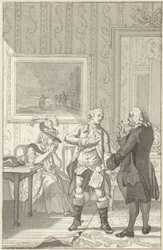 Illustrazione per il dramma Het Tweegevegt van Jester