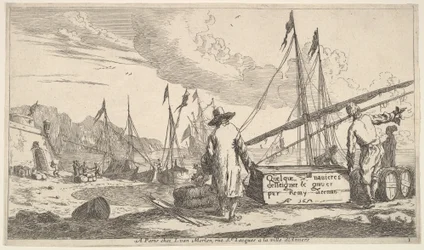 Pagina del titolo, Qualche nave disegnata e incisa da Remy Zeeman, 1652