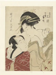 Gli amanti Akeneya Hanshichi e Minoya Sankatsu