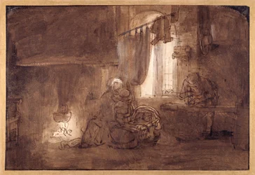 La Sacra Famiglia nella bottega del falegname