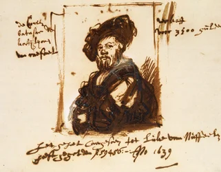 Baldassarre Castiglione, schizzo dal ritratto