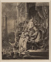 Cristo davanti a Pilato: grande lastra