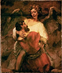 Giacobbe lotta contro l