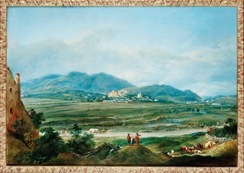 Paesaggio a sud di Vienna (dipinto su tela)