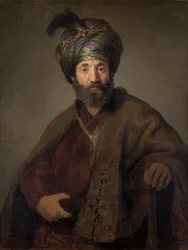 Uomo in costume orientale