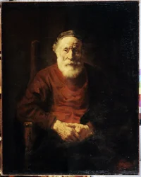 Ritratto di un vecchio in rosso