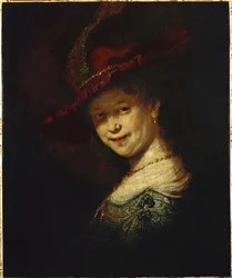 Saskia van Uylenburgh, moglie di Rembrandt sposata nel 1634 (dipinto)