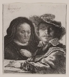 Autoritratto con la madre dell