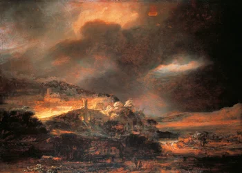 Paesaggio tempestoso, c.1637/38