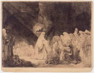 La presentazione al tempio, 1639 circa (acquaforte e puntasecca)