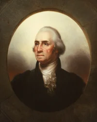 Ritratto di George Washington (olio su tela)