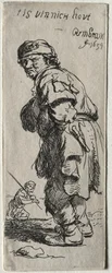Un contadino che grida: fa molto freddo, 1634