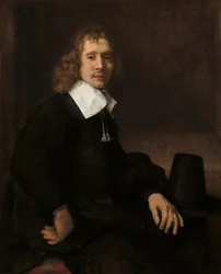 Un giovane seduto a un tavolo (possibilmente Govaert Flinck)
