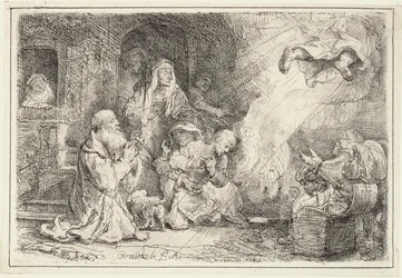 Angelo che si allontana dalla famiglia di Tobia, 1641