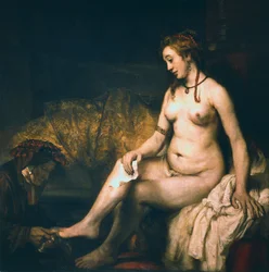 Betsabea al bagno, 1654