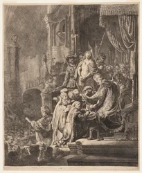 Cristo davanti a Pilato: La grande lastra