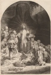 Cristo che Predica e Guarisce (Frammento dalla Stampa dei Cento Fiorini)