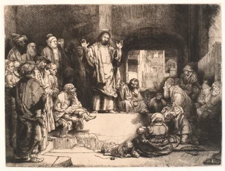Cristo che predica ("La piccola tomba")