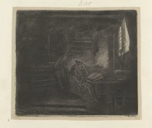 San Girolamo in uno studio oscuro