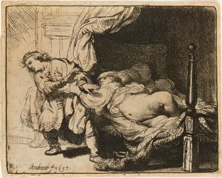 Giuseppe e la moglie di Potifar [Gen. 39: 7-12]