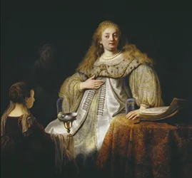 Giuditta al banchetto di Oloferne, 1634