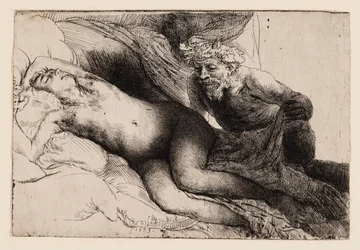 Giove e Antiope: La lastra più grande