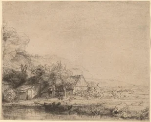 Paesaggio con una mucca