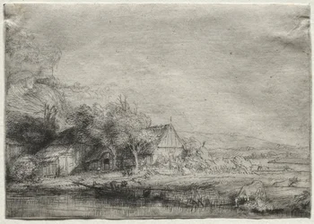Paesaggio con mucca