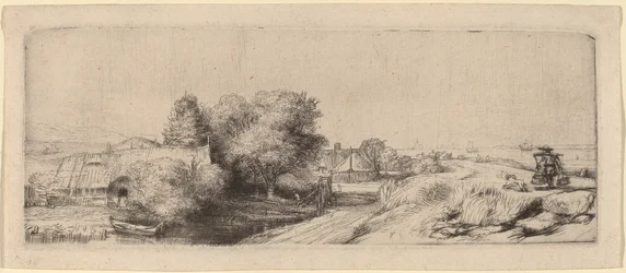 Paesaggio con lattaio