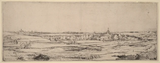Paesaggio con vista su Haarlem (Il campo degli orafi)