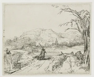 Paesaggio con pastore e cani (“Il piccolo cacciatore”)