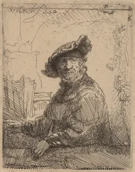 Uomo in un Pergolato, 1642