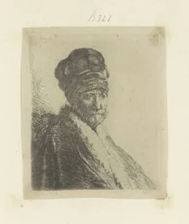Uomo con cappello alto