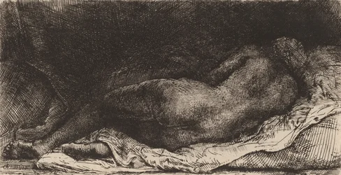 Donna nera sdraiata, 1658.
