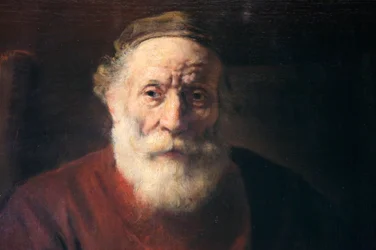 Ritratto di un vecchio in rosso, XVII secolo