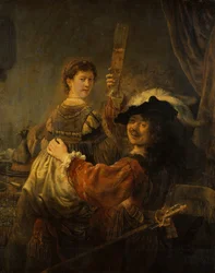 Rembrandt e Saskia nella parabola del figliol prodigo, c. 1635