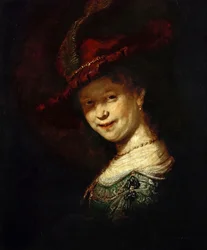 Saskia van Uylenburgh da ragazza, 1633