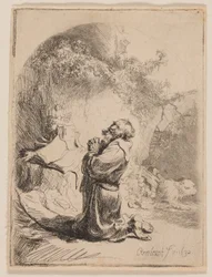 San Girolamo in preghiera: Arco