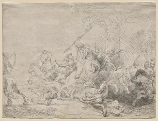 La grande caccia al leone