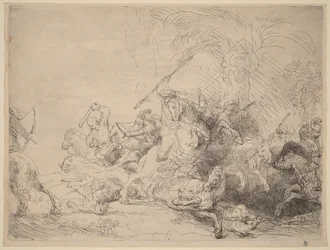 La grande caccia al leone