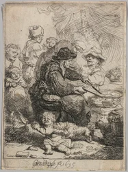 La donna delle frittelle, 1635