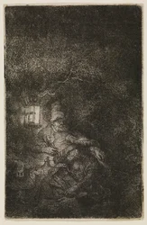 Il riposo durante il volo (un brano notturno)