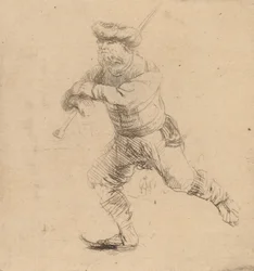 Il pattinatore, c. 1639