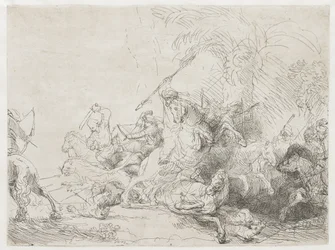 La grande caccia al leone