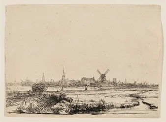Veduta di Amsterdam dal Kadijk