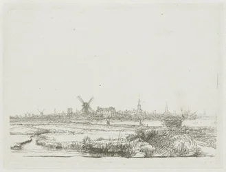 Vista di Amsterdam dal Kadijk