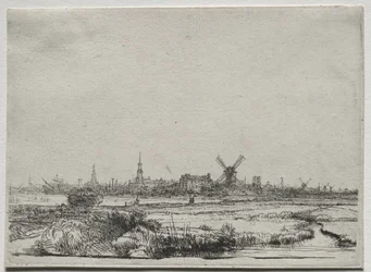 Veduta di Amsterdam da nord-ovest
